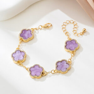 Flower Charm Bracelet