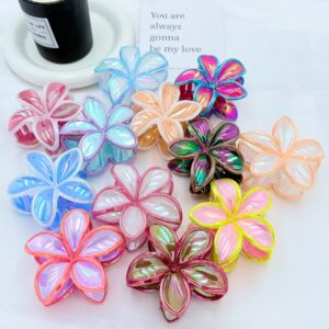 Glossy Flower Hair Claw