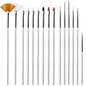 15pcs Nail Brush Set