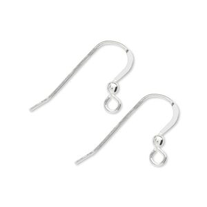 Sterling silver ear wire