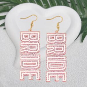 Bride Glitter Earrings