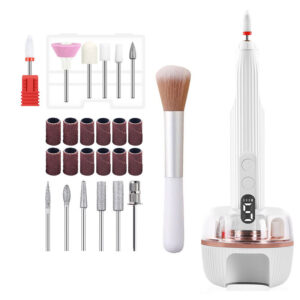Nail Drill Machine, Electric Manicure Pedicure Kit -18000RPM Cordless Nail Grinder
