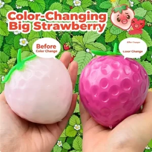 Color Changing Strawberry Squishy