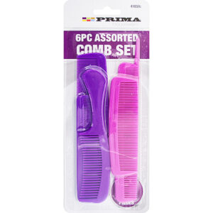 Prima Comb Set Assorted 6pc