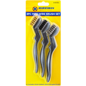 Marksman Mini Wire Brush Set 3pc